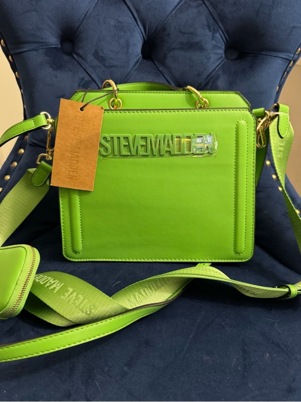Steve Madden Bright Green Mini Handbag
